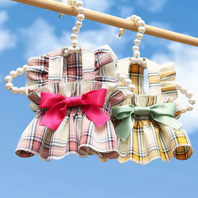 Cute Pet Summer Bow Wedding Dress