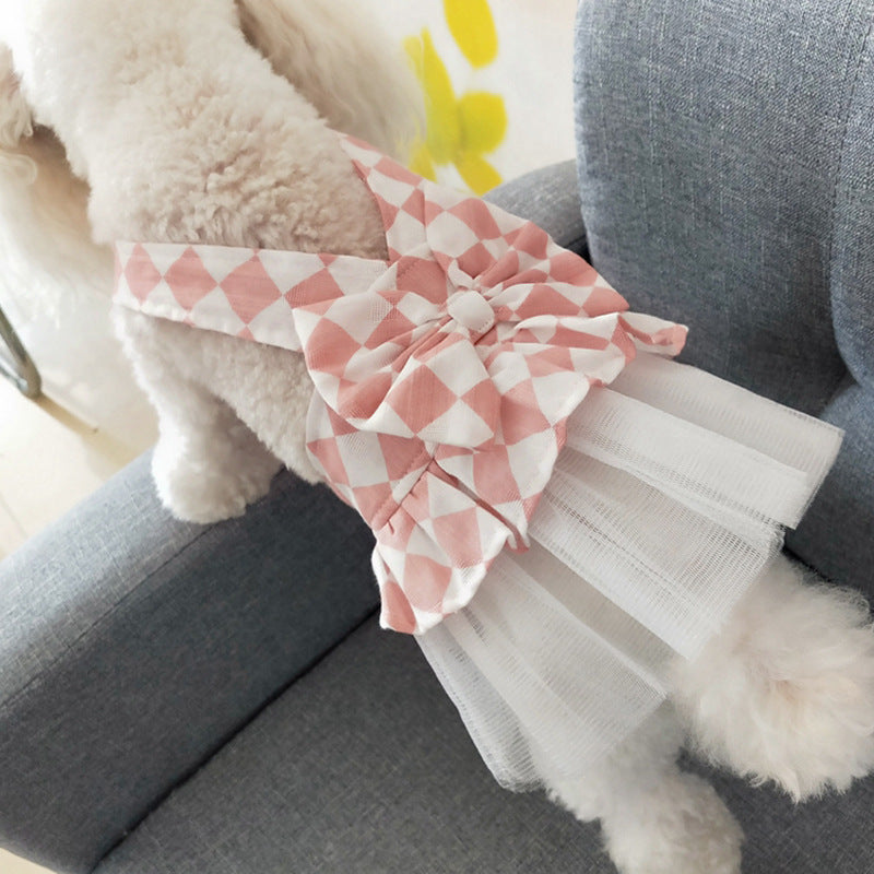 Bowknot Cute Sweet Dress for Small Dogs