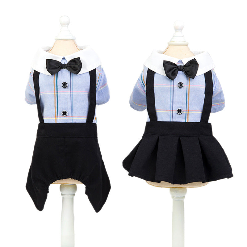 Small Dog Apparel with 4 Legs for Wedding