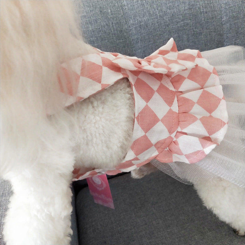 Bowknot Cute Sweet Dress for Small Dogs