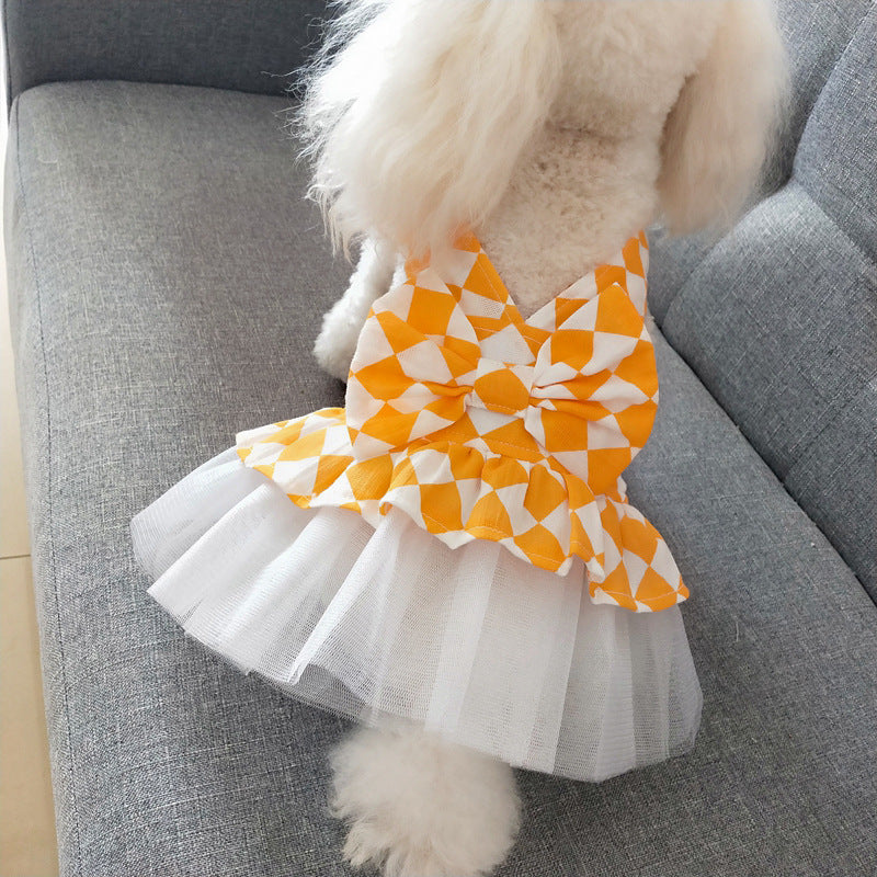 Bowknot Cute Sweet Dress for Small Dogs