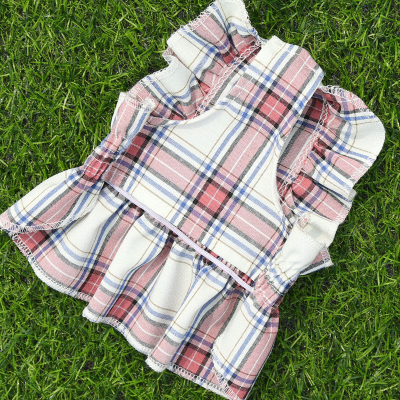 Cute Pet Summer Bow Wedding Dress