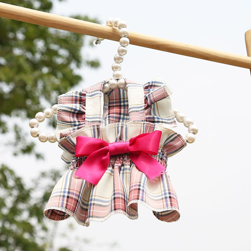 Cute Pet Summer Bow Wedding Dress