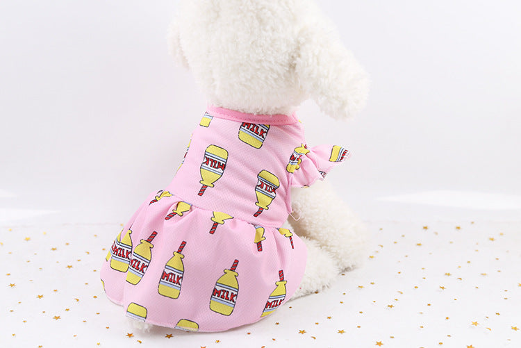 Sleeveless Vest Cute Dog Cotton Clothing