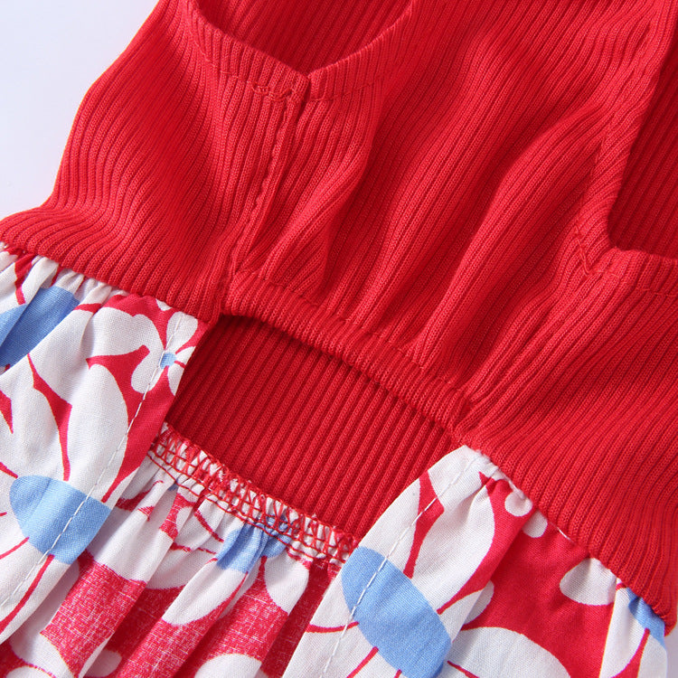 Summer Dog Dress Pet Apparel in Holiday