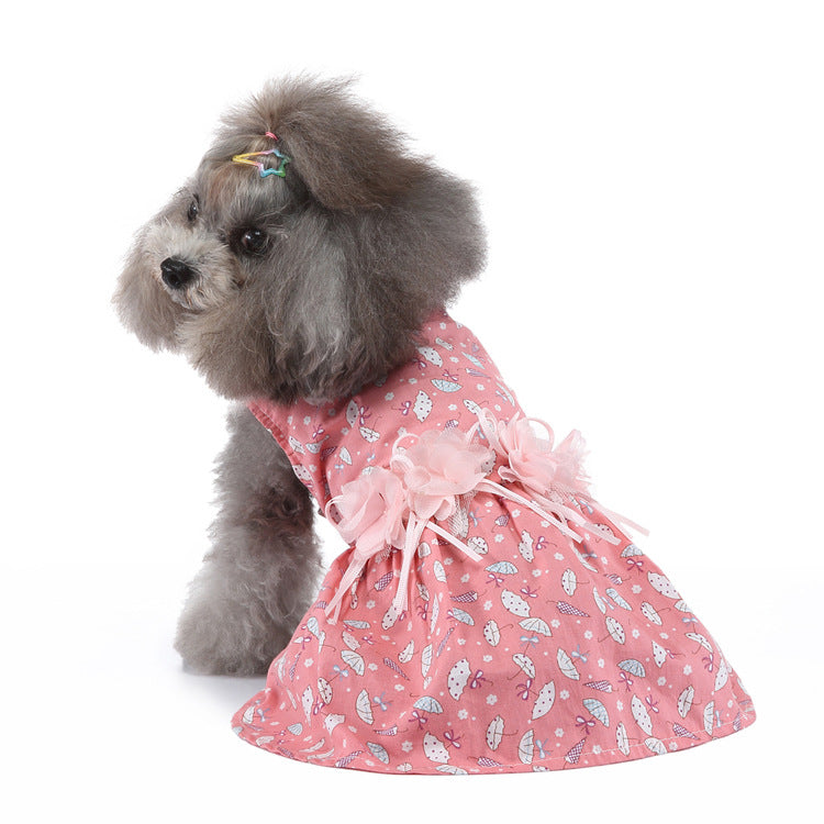 Summer Dog Dress Pet Apparel in Holiday