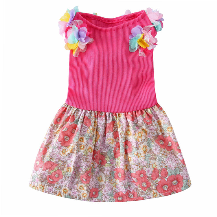 Summer Dog Dress Pet Apparel in Holiday