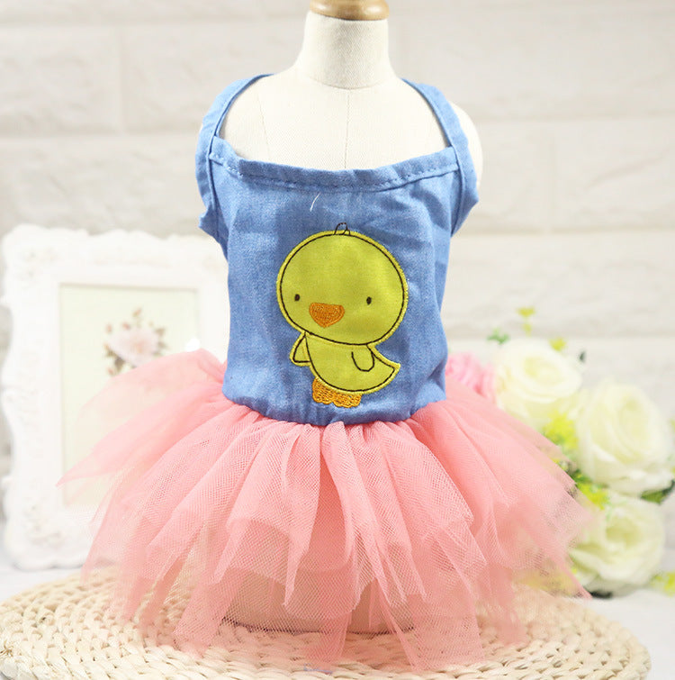 Dog Princess Skirt Wedding Dress