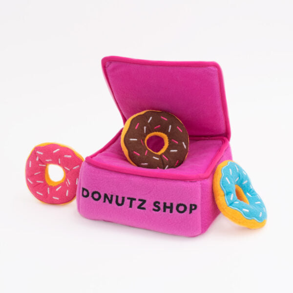 Donutz Box Burrow Dog Toys