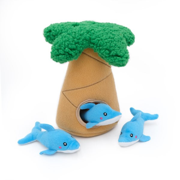 Dolphin Burrow Dog Toys