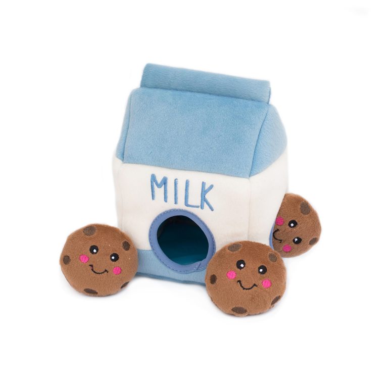 Milk & Cookies Burrow Dog Toys