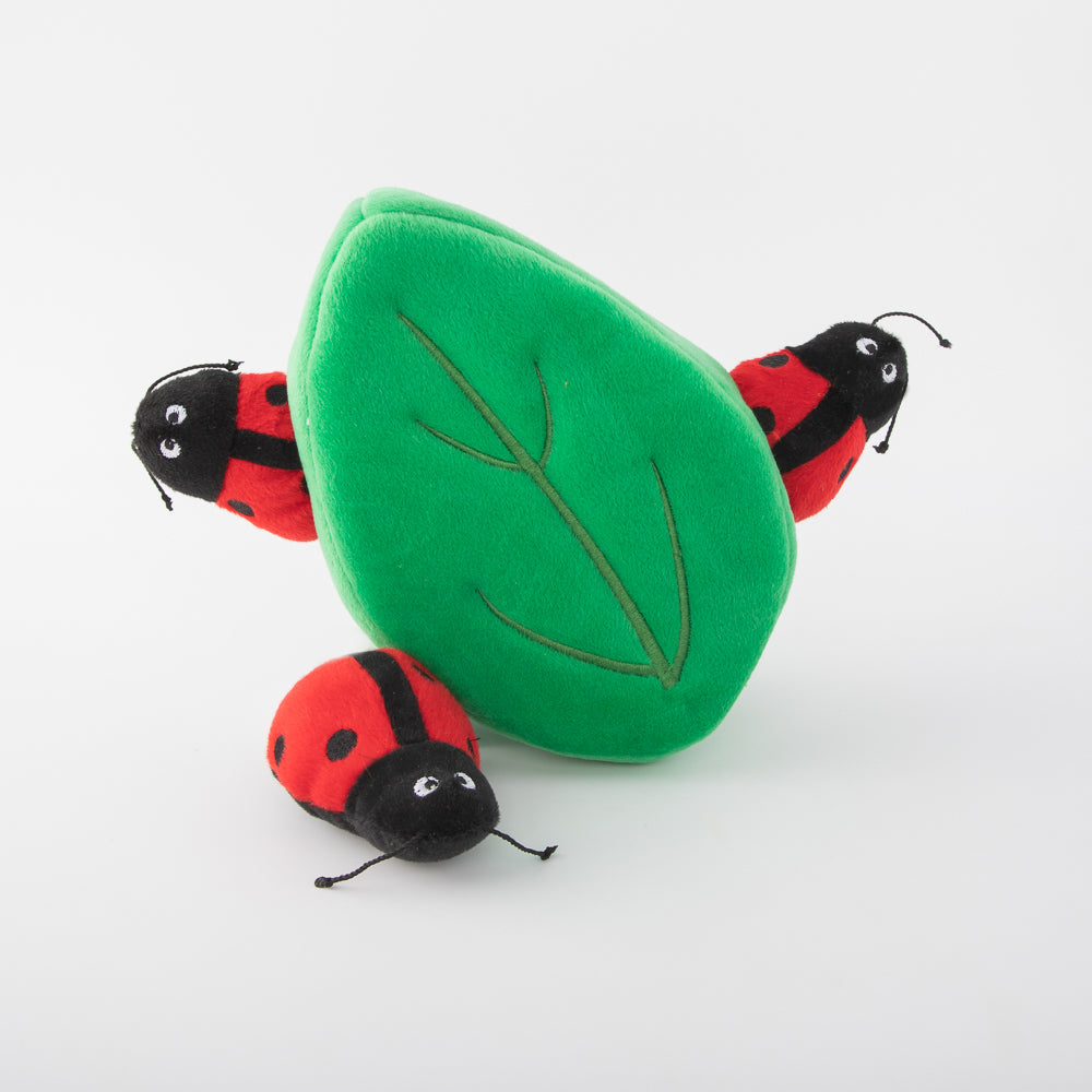Ladybug in Leaf Burrow Dog Toys